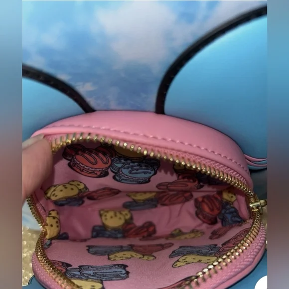 Disney Parks Eats Collection Mickey Macaron Loungefly Mini Backpack - Picture 13 of 13